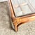Boho Chic Rattan and Wicker Inlaid Glass Top Coffee Table For Sale - Image 4 of 10
