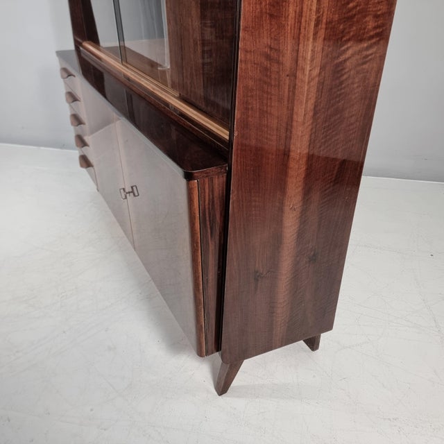 Vintage Cabinet in Walnut from Tatra, 1970s For Sale - Image 10 of 12