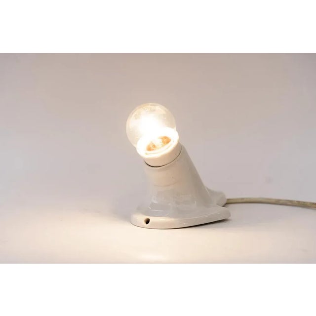 Small Art Deco Porceilain Wall Lamp, Germany, 1920s For Sale - Image 4 of 10