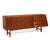 1960s Ulferts Sweden Scandinavian Danish Teak Credenza Two Hinged Doors Dowel Legs Mid Century Key Unmarked For Sale - Image 5 of 15