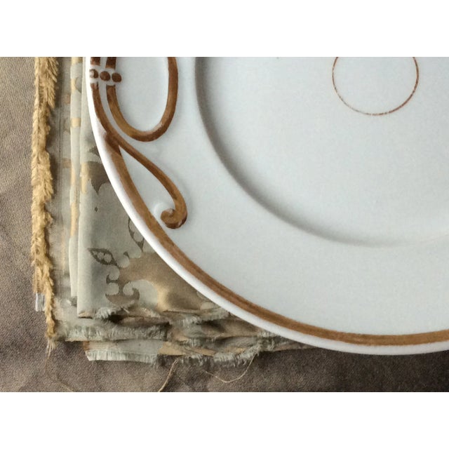 A romantic treasure from the same St. Germain brocante This exquisite cake plate represents the pinnacle of French...