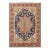 2010s Rug & Kilim’s Serapi Style Rug in Navy Blue With Gold and Red Medallion For Sale