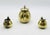 Metal 1950s Los Castillo Taxco Brass & Stone Inlaid Tea Set, Mexican Modernism - Set of 3 For Sale - Image 7 of 18