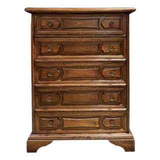 Oak Chest of Drawers, Denmark, 1970s For Sale