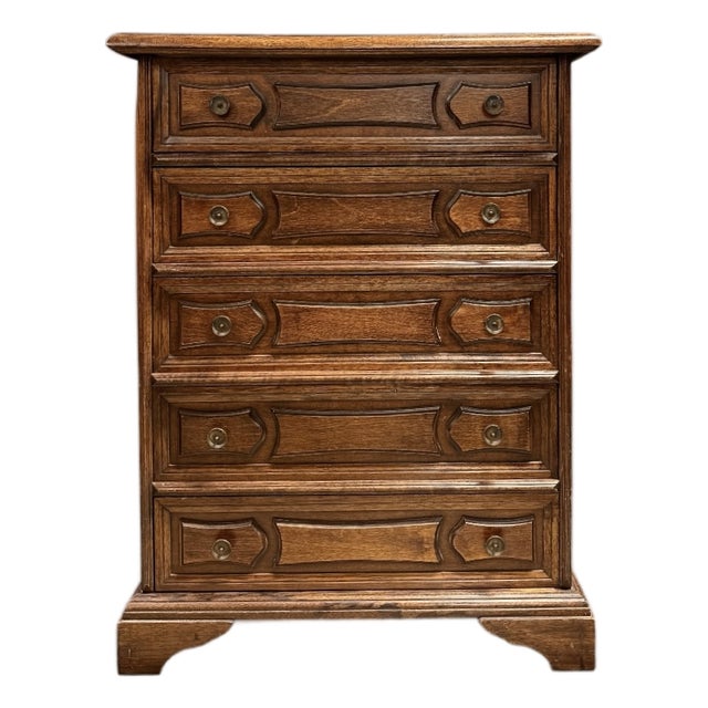 Oak Chest of Drawers, Denmark, 1970s For Sale