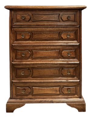 Oak Chest of Drawers, Denmark, 1970s