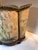 Mid 20th Century Vintage Tole Orchid Wastebasket With Scalloped Edge For Sale - Image 5 of 10