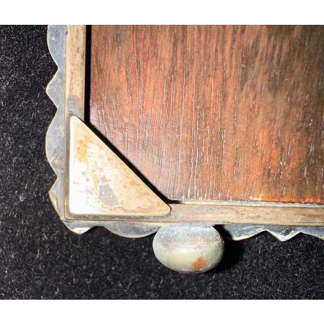 Late 19th Century Antique, Silver Picture Frame, With Egg & Dart Motif, and With Wood Back For Sale - Image 5 of 9