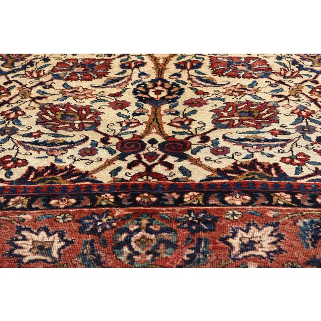 Vintage Persian Tabriz Rug, 07'10 X 10'08 For Sale - Image 4 of 10