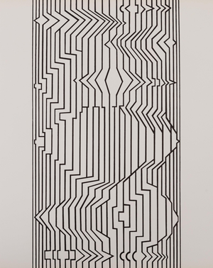 Victor Vasarely, NAISSANCES III, Lithograph
