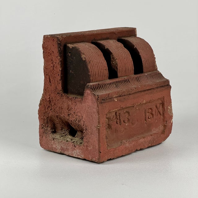 1920s Art Deco Architectural Salvaged Decorative Terracotta Exterior Building Brick For Sale In New York - Image 6 of 7