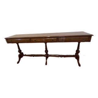 Late 20th Century Mahogany Side Board For Sale