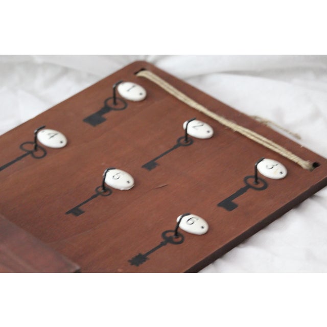 Key Holder Box in Wood and Metal, 2000s For Sale - Image 6 of 18