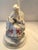 Vintage Porcelain Capodimonte/Dresden Style Figural Nobel Lady Boudoir Lamp With Matching Reticulated Shade Excellent Condition For Sale - Image 10 of 14