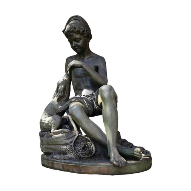 French Bronze Sculpture by E. Martin, 1890s For Sale - Image 12 of 18