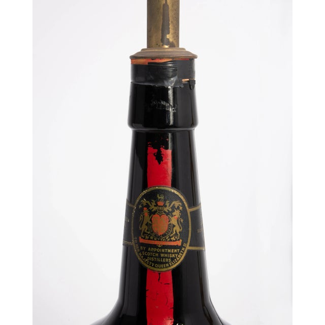 Green Monumental Vat 69 Blended Scotch Whiskey Liquor Store Display Bottle Lamp For Sale - Image 8 of 12