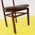 2000 - 2009 Wooden Chair with Brown Upholstered Seat For Sale - Image 5 of 11