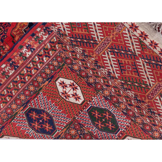 1940s Turkmen Rug For Sale - Image 5 of 10