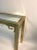 Italian Italian Solid Brass Console Table With Greek Key Design For Sale - Image 3 of 7