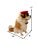 Late 20th Century Custom-Made French St. Bernard Stuffed Fur Dog Sculpture, 17"h For Sale - Image 4 of 10