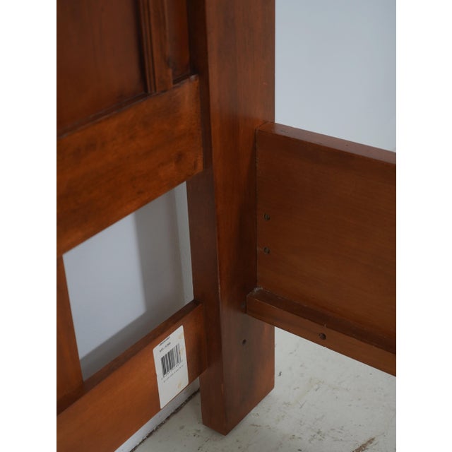 Century Country French Queen Size Cherry Bed For Sale - Image 16 of 18