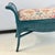 Mid-Century Boho Chic Coastal Bamboo Bench - Newly Upholstered in Ikat Linen For Sale - Image 14 of 18