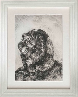 Marc Chagall Framed Heliogravure 86 From Bible 1956