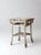 Antique Rustic White End Table For Sale - Image 9 of 13