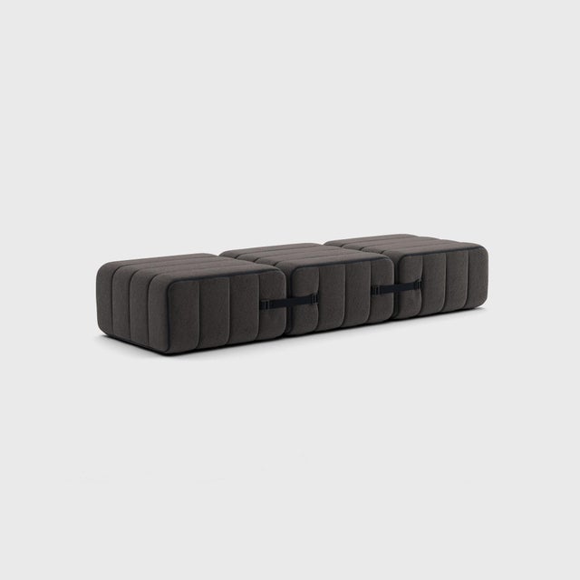 1-Seater Modular Sofa in Jet Fabric by Ambivalenz, Set of 3 For Sale - Image 14 of 15