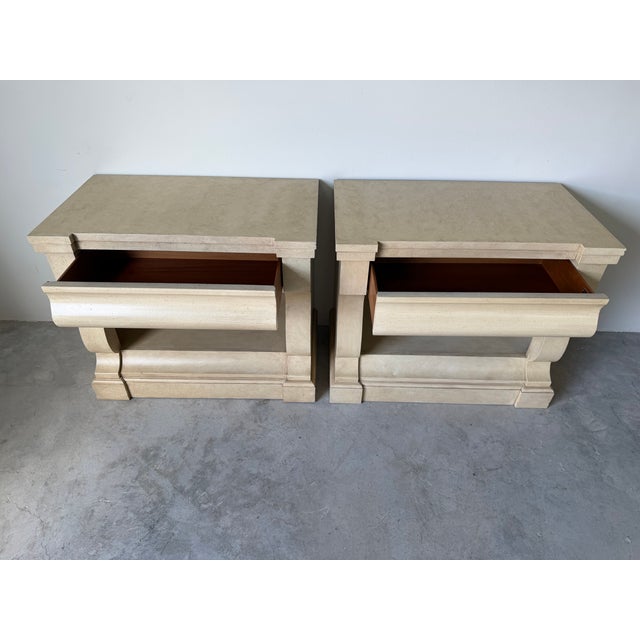 Ralph Lauren Neoclassical Style With Drawer Nightstands – Pair For Sale In Miami - Image 6 of 18