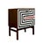 The chest of drawers, renovated Dark brown veneer on the sides and top, high-gloss removed, stained in the original color...