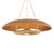 Hudson Valley Lighting Oaklyn 36 in. 6 Light Chandelier in Vintage Gold Leaf Finish For Sale