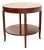 Kindel Furniture Modern Regency Mahogany Two-Tier Center Table or Tea Table For Sale