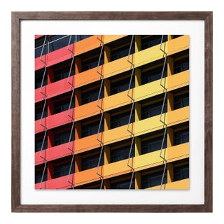 “Puerta America 01” Giclee Archival Pigment Print 18x18 Framed in Walnut For Sale