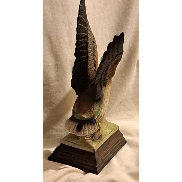 Ceramic Midcentury Mallard Duck Statue For Sale - Image 7 of 12