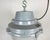 Mid-Century Modern Industrial Grey Cast Aluminium Pendant Lamp from Elektrosvit, 1980s For Sale - Image 3 of 18