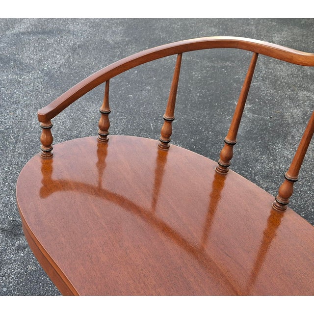 Ruder Brothers New York Duncan Phyfe Style Mahogany Writing Desk For Sale In Washington DC - Image 6 of 17