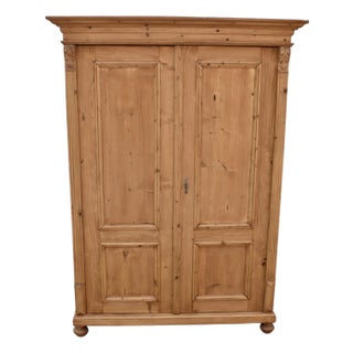 Pine Two Door Armoire, Hungary, Circa 1890 For Sale