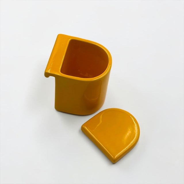 Modern Ceramic Desk Accessories by Pino Spagnolo for Sicart, Italy, 1970s, Set of 6 For Sale - Image 3 of 17