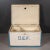 Mid 20th Century Handmade Monogrammed Wooden Toolbox With Inner Tray C.1940 For Sale - Image 5 of 12