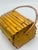 1960s Vintage Bamboo Lidded Basket For Sale - Image 5 of 10