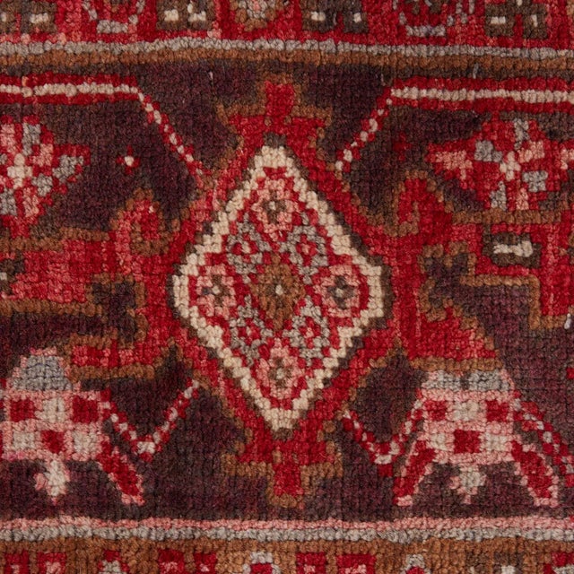Textile Vintage Persian Heriz Wool Rug For Sale - Image 7 of 13