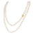 2010s Diamond Akoya Pearl Necklace 14k Gold Certified For Sale - Image 5 of 9