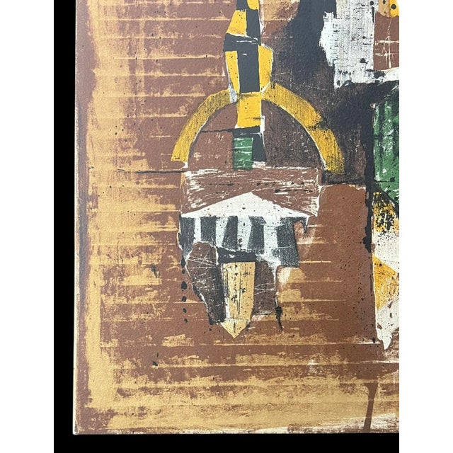 Johnny Friedlaender Abstract Shapes III Large Edition 20th Century Lithograph Print For Sale In Portland, OR - Image 6 of 9