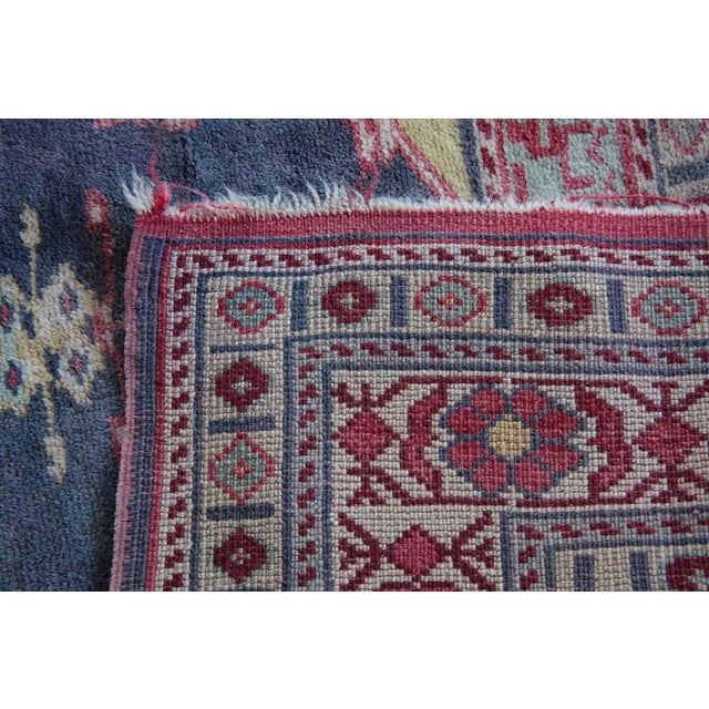 Antique Hand-Knotted Kazak Rug For Sale - Image 4 of 5