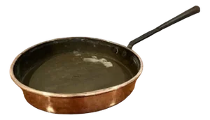 Large Victorian Copper Pan, 1860s
