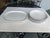 Ceramic 1990s Luna Garcia "Gigante" Dinner Plates and Large Serving Platter in White For Sale - Image 7 of 7