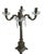 French French Marble 4 Arm Candelabra Crystal marble Candle stand holder For Sale - Image 3 of 9