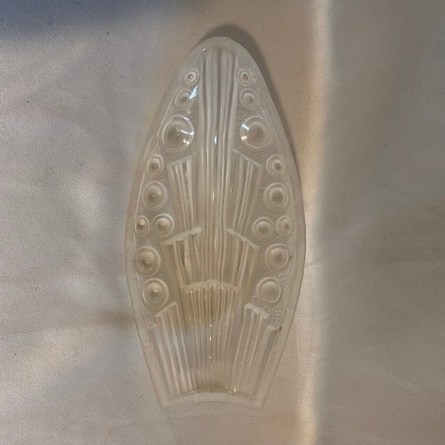 Art Deco 1930s Art Deco Stepped Glass Slip Shade For Sale - Image 3 of 4