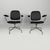 Italian Modern Swivel Office Chairs in Steel and Faux Leather, 1960s, Set of 2 For Sale - Image 17 of 17